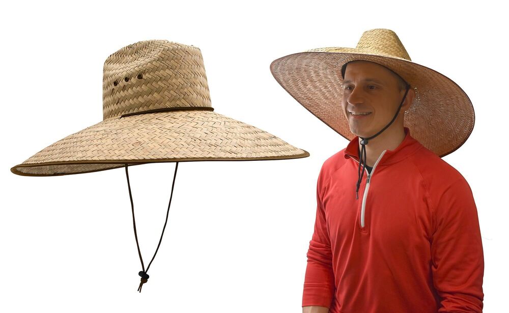 8834 Handmade Large Straw Sun Hat Wide Brim Mexican Sombrero for Ultimate